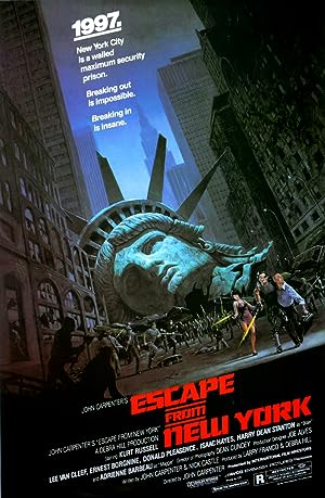 Escape From New York (1981) (RM4k SC 1080p BluRay x265 HEVC 10bit AAC 5 1 Commentary) John Carpenter Kurt Russell Lee Van Cleef Ernest Borgnine Donald Pleasence Adrienne Barbeau Harry Dean Stanton Isaac Hayes Season Hubley Tom Atkins Charles Cyphers Frank
