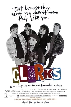 Clerks 1994 720p WEBRip 800MB x264-GalaxyRG